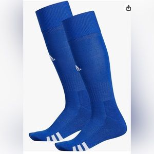 Adidas Rivalry Field Multi Sport Over The Calf OTC Blue/Black Socks 2 Pack New